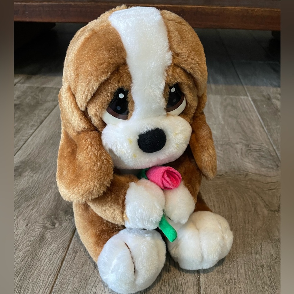 Vintage Sad Sam Plush Puppy Toy Applause